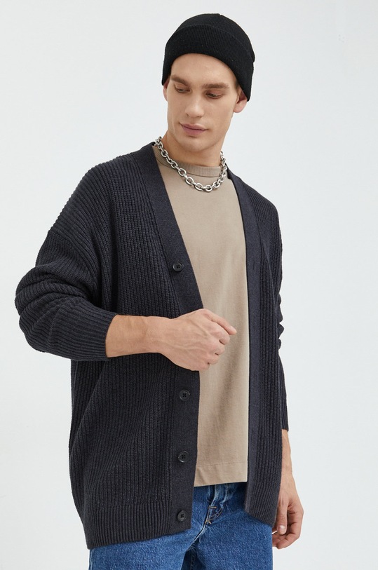 Abercrombie & Fitch cardigan uni gri KI120.2331.900