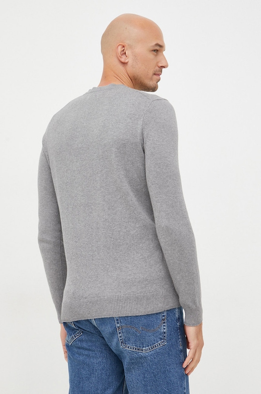 Пуловер с вълна Lyle & Scott сив KN401VC.T28