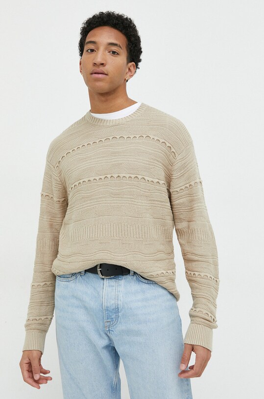 Hollister Co. sweter beżowy KI320.2712.400