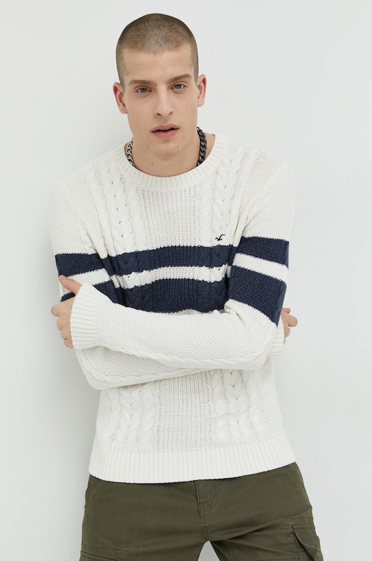 Hollister Co. sweter pozostałe beżowy KI320.2713.174