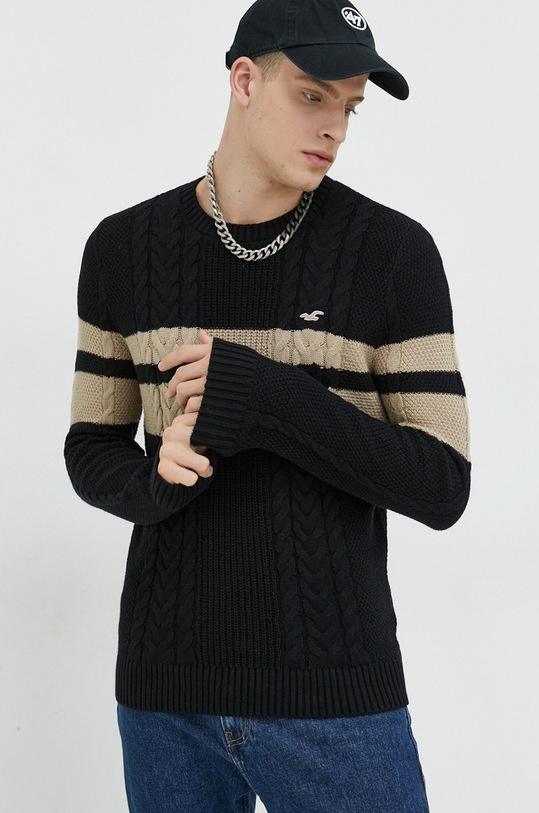 Sveter Hollister Co. čierna KI320.2713.904