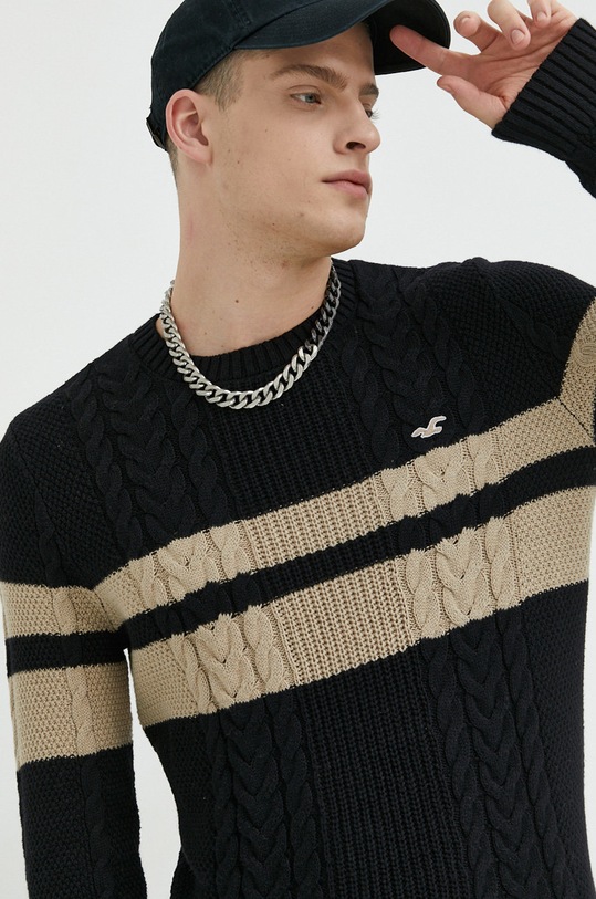Sveter Hollister Co. KI320.2713.904 čierna