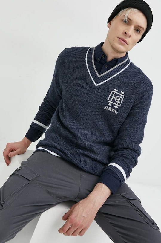 Hollister Co. sweter pozostałe granatowy KI320.2718.202