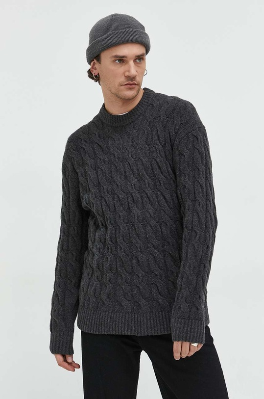 Abercrombie & Fitch sweter KI120.1120.130 szary AW22