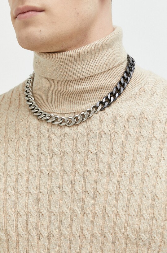 Abercrombie & Fitch sweter z domieszką wełny KI120.1151.178 beżowy