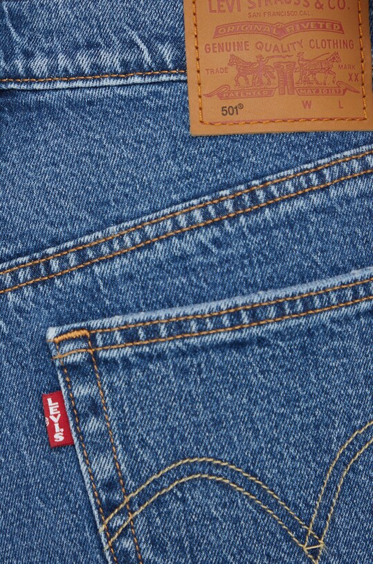 Levi's pantaloni scurti jeans 501 Original albastru 56327.0242