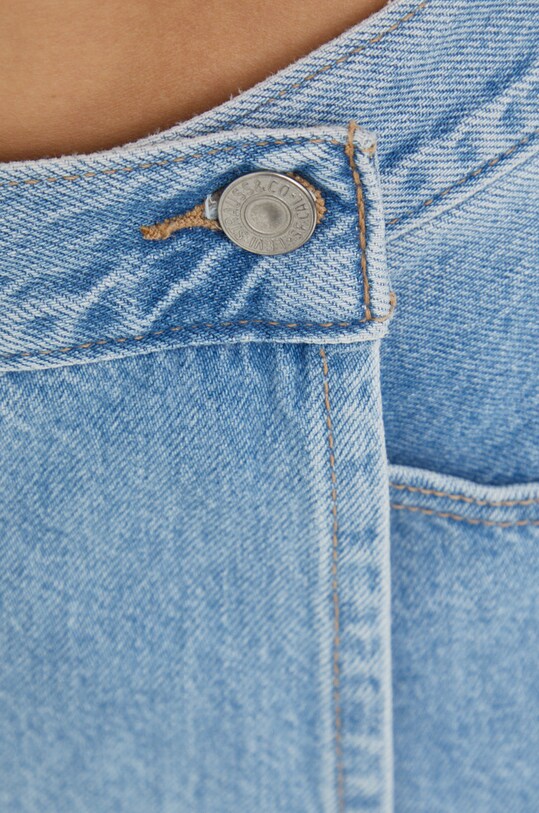 Levi's pantaloni scurti jeans albastru A3534.0000