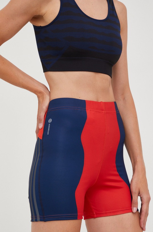 adidas Performance szorty do biegania Marimekko wzorzyste czerwony HH7321