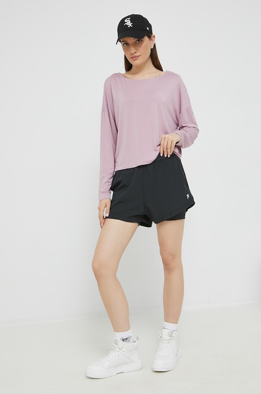 Fila szorty do biegania Racine FAW0200 czarny AW22