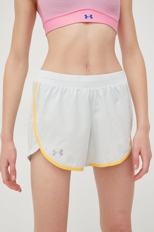 Under Armour pantaloni scurți de alergare Fly By Elite panza verde 1369766