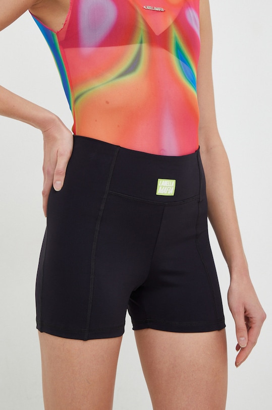 LaBellaMafia szorty treningowe Disturbia z elastanem czarny LB.26247