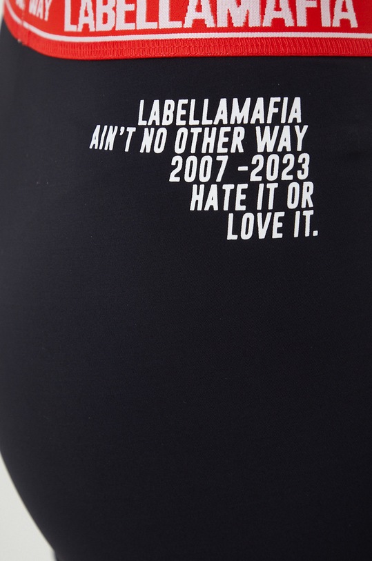 LaBellaMafia pantaloni scurți de antrenament Fantasy negru LB.26335