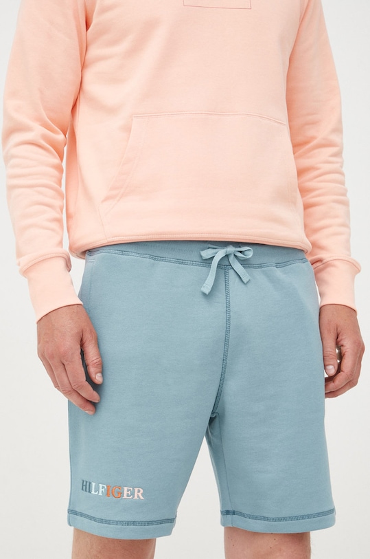 Pamučne kratke hlače Tommy Hilfiger Planet friendly plava MW0MW25544.9BYY