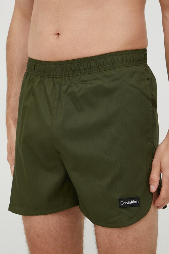 Calvin Klein szorty kąpielowe Planet friendly zielony KM0KM00774.9BYY