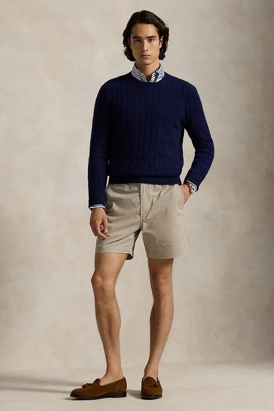 Къси панталони Polo Ralph Lauren текстил бежов 710644995024