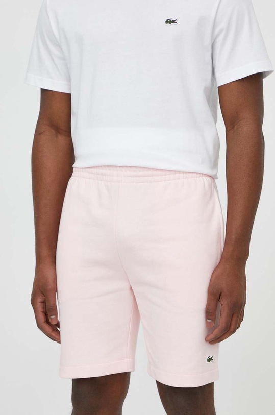 Lacoste pantaloncini semplice rosa GH9627