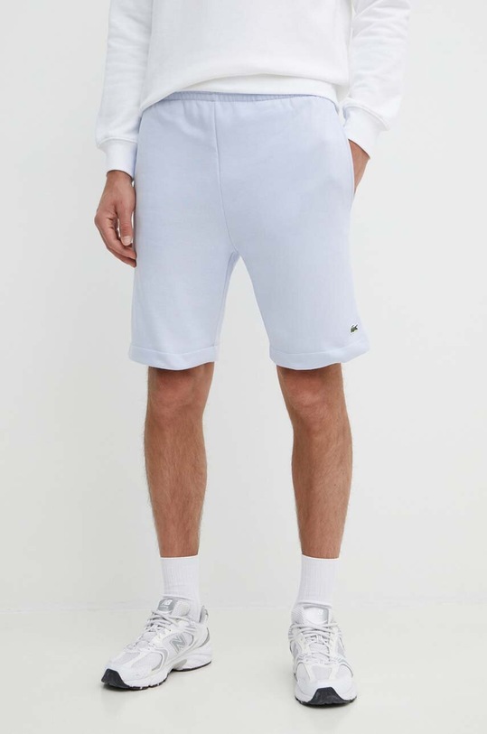 Σορτς Lacoste πλεκτό ύφασμα μπλε GH9627