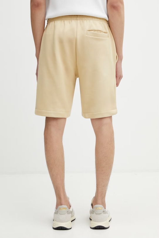 Odzież Lacoste szorty dresowe z bawełną męskie GH9627 beżowy
