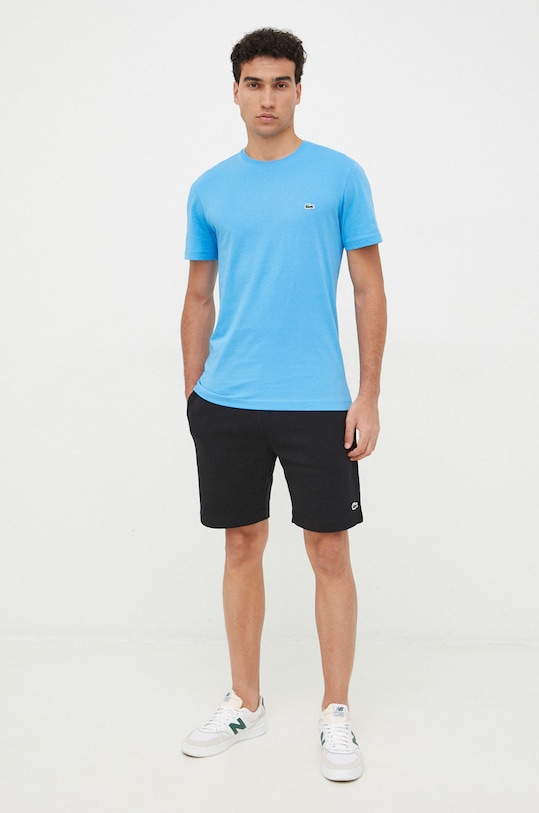 Lacoste pantaloni scurti GH9627 negru AW25