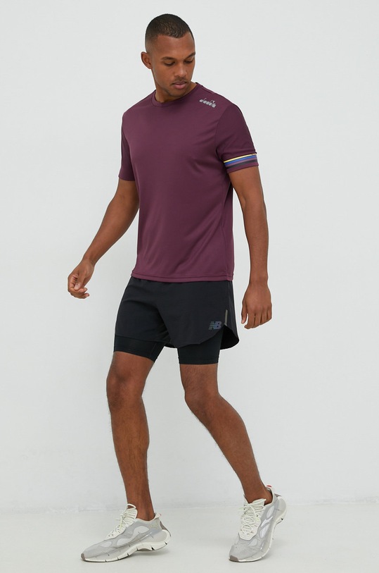 New Balance pantaloni scurți de alergare Q Speed MS23282BK negru AW22