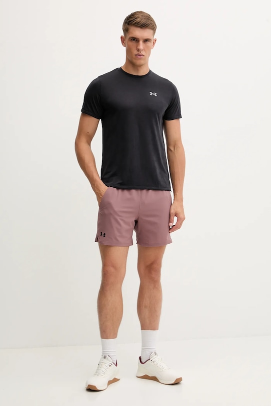 Under Armour pantaloni scurți de antrenament Vanish Woven 1373718 maro AW25