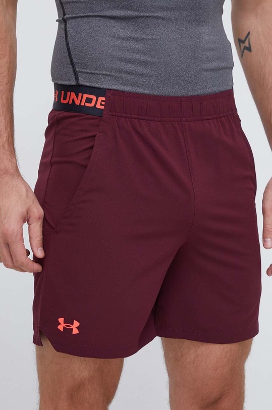 Under Armour szorty treningowe Vanish tkanina bordowy 1373718