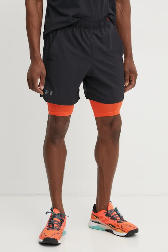 Under Armour szorty treningowe Vanish z elastanem czarny 1373764