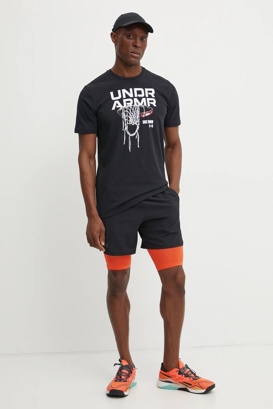 Under Armour pantaloni scurți de antrenament Vanish 1373764 negru SS25