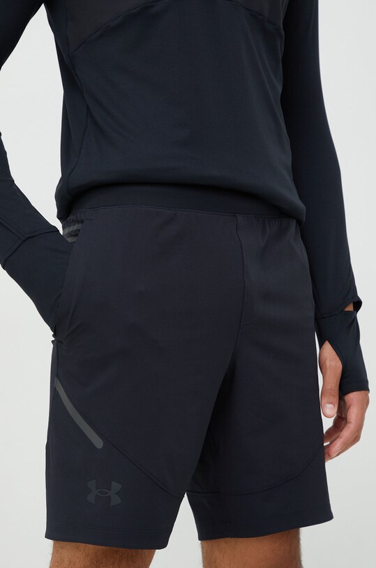 Under Armour pantaloni scurți de antrenament Unstoppable panza negru 1370378