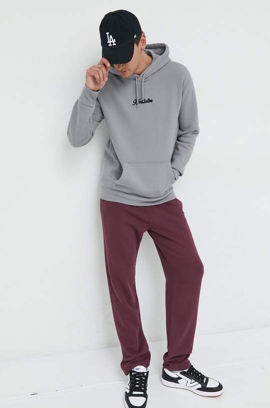 Hollister Co. spodnie dresowe KI334.2340.520 bordowy AW22