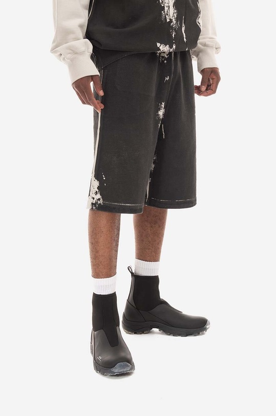 Bavlněné šortky A-COLD-WALL* Relaxed Studio Shorts ACWMB156 BLACK ACWMB156 černá