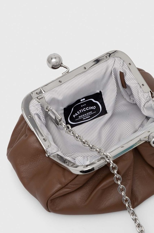 Weekend Max Mara kopertówka skórzana 55160122600 brązowy