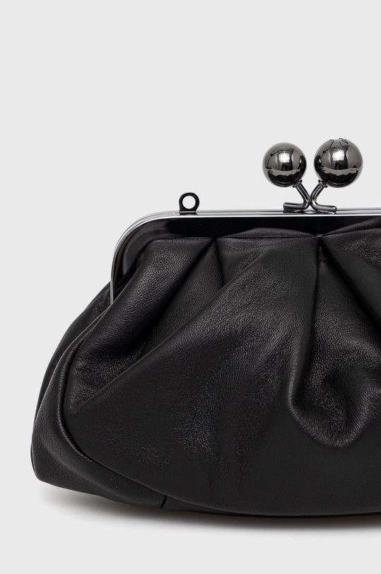 Weekend Max Mara kopertówka skórzana czarny 55160122600