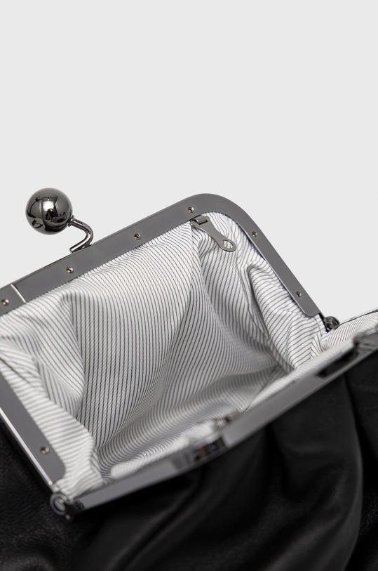 Weekend Max Mara kopertówka skórzana 55160122600 czarny