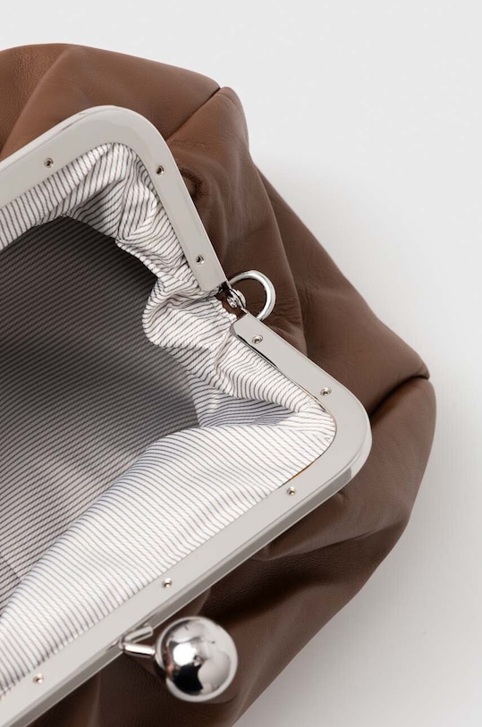 Weekend Max Mara kopertówka skórzana 55160222600 brązowy