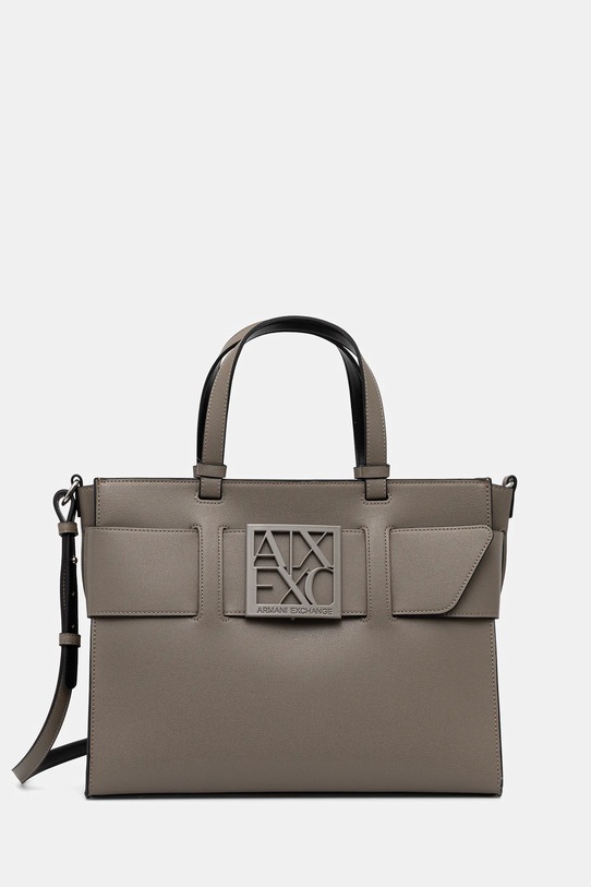Armani Exchange torebka nie mieści A4 szary 942689.0A874