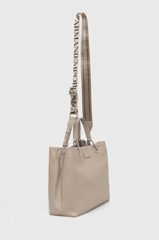 Кожаная сумочка Emporio Armani Y3D165.Y478E бежевый SS24