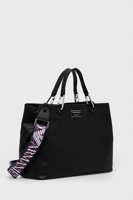 Emporio Armani torebka skórzana Y3D165.Y478E czarny SS24