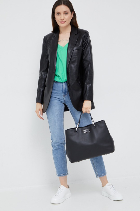 Kožená kabelka Emporio Armani Y3D165.Y478E