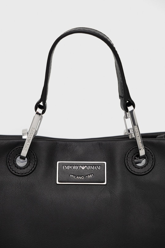 Emporio Armani torebka skórzana czarny Y3D166.Y478E