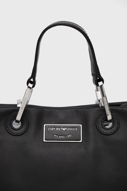 Шкіряна сумочка Emporio Armani чорний Y3D166.Y478E