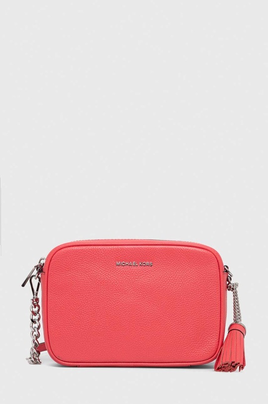 MICHAEL Michael Kors borsa a mano in pelle pelle fiore rosa 32F7SGNM8L