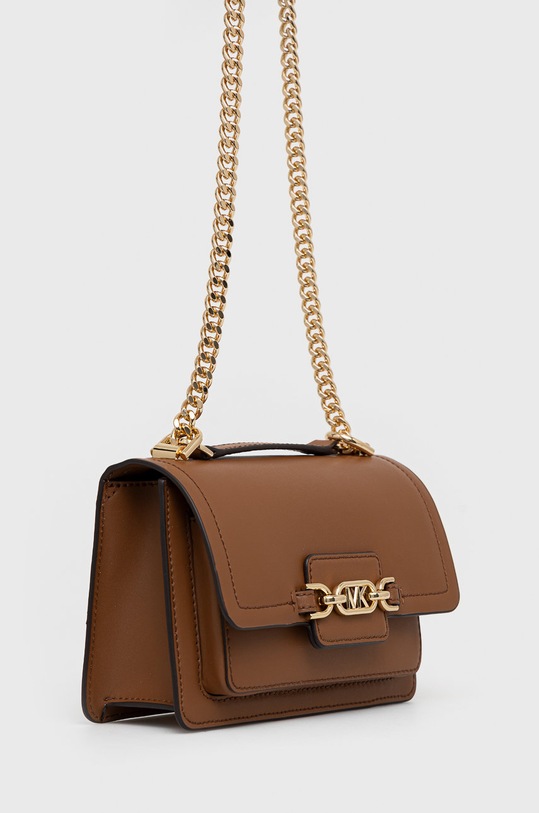 Kožená kabelka MICHAEL Michael Kors 32S2G7HC0L hnedá SS24
