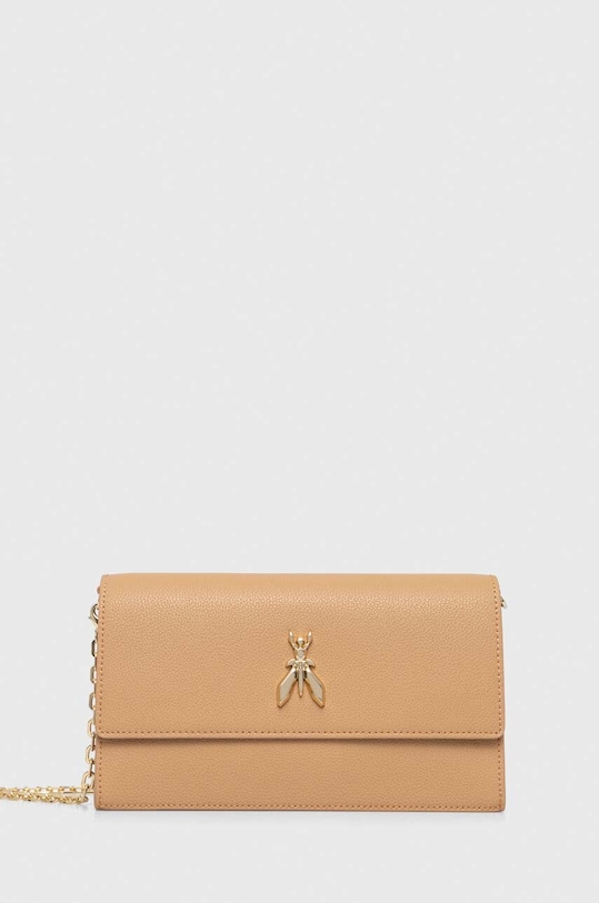 Patrizia Pepe torebka skórzana skóra licowa beżowy 8B0069.L001
