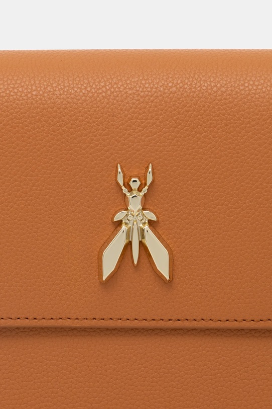 Кожаная сумочка Patrizia Pepe коричневый 8B0069.L001