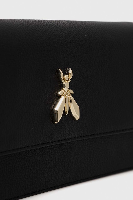 Δερμάτινη τσάντα Patrizia Pepe μαύρο 8B0069.L001