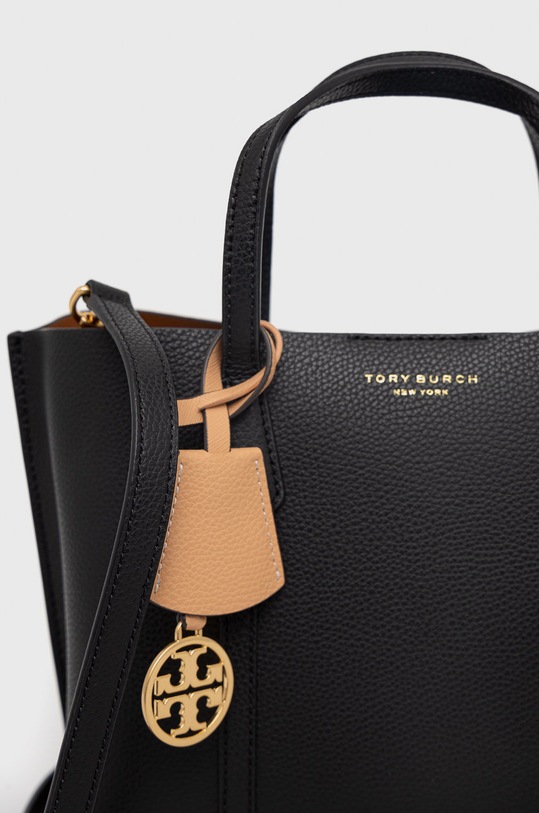 Tory Burch torebka skórzana Perry Triple-Compartment czarny 81928.001