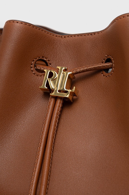 Lauren Ralph Lauren bőr táska barna 431876722004