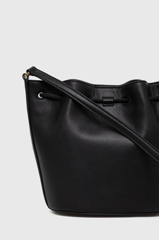 Dodatki Usnjena torbica Lauren Ralph Lauren 431876723003 črna