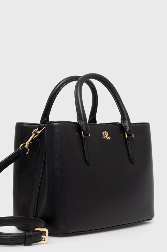 Кожаная сумочка Lauren Ralph Lauren 431876725004 чёрный AW22